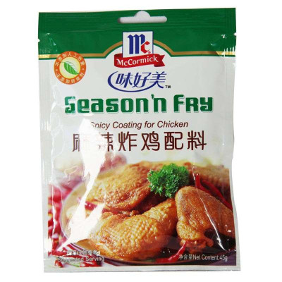 味好美麻辣炸鸡配料45g