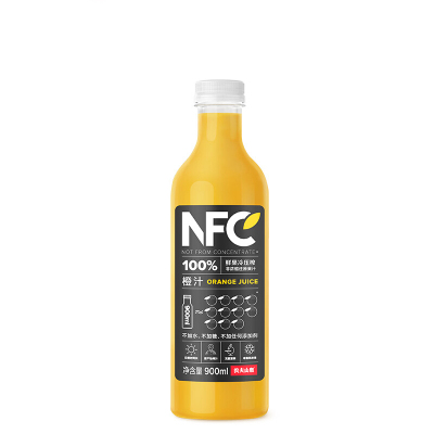 Nfc100鲜果冷压榨橙汁900mL