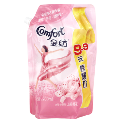 金纺淡雅樱花衣物护理剂900ml