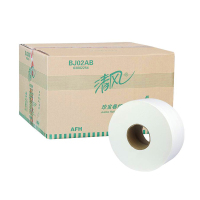 清风 商务纸 大盘纸2层240米*12卷珍宝卷纸