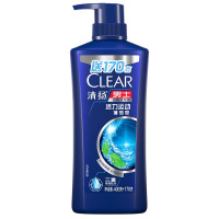 清扬男士去屑洗发露活力运动薄荷型蓝瓶570g