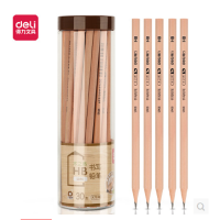 得力S9 42-2H书写铅笔(原木色)(30支/筒)