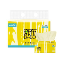 100抽斑布抽纸[竹间6包]BTR100D6*