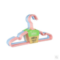29cm绿色密码儿童浸塑衣架[8只装]321
