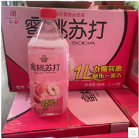 1L英格果味苏打饮料(蜜桃)12入