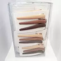 8cm麦童发卡鸭夹三色3枚装1879/1盒20卡
