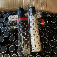 少杰8K三折黑胶酷奇雨伞TX-3