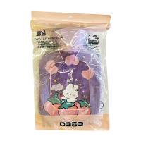 1000ml妙普注水式热水袋-贝贝绒印花果果兔303