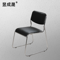 昱成晟 10169 办公椅职员培训椅简易会议椅子电脑椅无扶手钢管椅可叠放