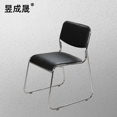 昱成晟 10169 办公椅职员培训椅简易会议椅子电脑椅无扶手钢管椅可叠放