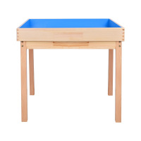 昱成晟 10528 实木心理沙盘儿童标准团体沙盘咨询室游戏疗法沙箱模具玩具桌沙具