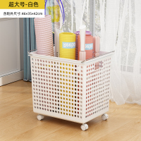 峰呈 FC-0127 瑜伽垫收纳筒家用泡沫轴羽毛球拳击运动器材带轮收纳筐健身收纳篮