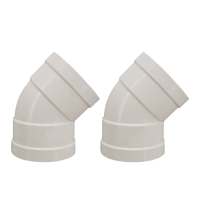 峰呈 FC-0221 pvc排水弯头45度dn110 pvc污水管下水管配件