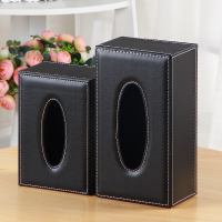 峰呈 FC-0433 皮面黑色抽纸盒