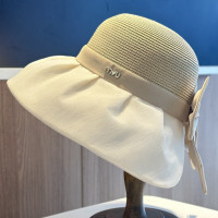 峰呈 FC-0864 新款夏季渔夫帽度假防紫外线沙滩帽子洋气透气防晒遮阳出游太阳帽