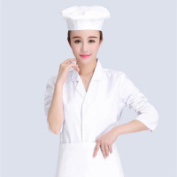 峰呈 FC-0870 学校食堂工作服 厨短+棉布帽