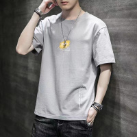 夏季男士青少年学生短袖上衣服修身韩版潮牌短袖t恤男装半袖衫