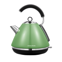 摩飞电器(Morphyrichards)电热水壶 进口304不锈钢烧水壶MR7456A 1.5L电水壶 绿色