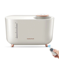 摩飞(Morphyrichards)无雾加湿器卧室家用办公室桌面孕妇婴儿低噪 4L大容量上加水遥控升级版MR2081