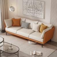 北欧科技布艺沙发小户型客厅双人三人位简约现代出租房家用款