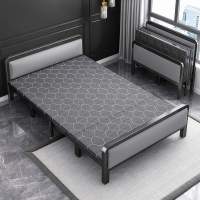 折叠床家用1.2米单人床便携可折叠午睡床结实耐用1.5米午休硬板床