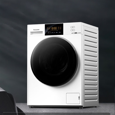 预售 松下(Panasonic) XQG100-NVAE 10kg全自动滚筒洗衣机 光动银除菌 泡沫净技术