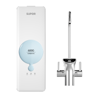 苏泊尔反渗透净水器PWAR06一级水效5年长效滤芯双出水设计柔音制水深层过滤