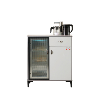 美腾饮水机16LA冷热型防溢水防干烧停电取水消毒功能实木茶吧机