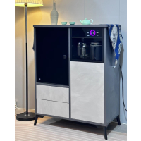 三沁下置款墨子灰实木消毒语音控制茶吧机