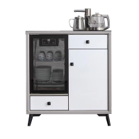 司迈特9025现代轻奢款黑白灰:带消毒柜/实木柜体/电子制冷/全机身水性漆工艺/环保耐磨/永不变色