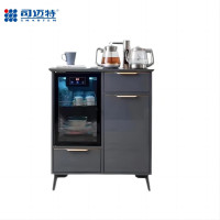 司迈特多功能实木茶吧机ZCD-26/501冰机/灰色:远程遥控/一键取水/180°自动旋转龙头/带消毒柜/蒸汽式煮水壶