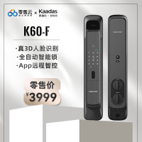 凯迪仕3D人脸识别智能锁 K60-F 星空灰