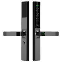 小凯 IP54级防水·一握开· D2断桥铝智能锁 极夜黑