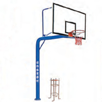 经鑫JWA-011固定式圆管篮球架