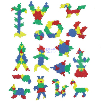 经纬JW-88862多彩拼图积木