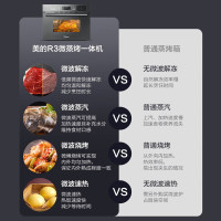 美的(Midea)嵌入式 微蒸烤一体机 微波炉 蒸箱 烤箱 大容量BG3403(R3) 微蒸烤一体机