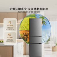 海信(Hisense)211升三门三温租房家用小型冰箱大容量BCD-211S1RNKQD