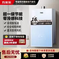万家乐零冷感燃气热水器16R9 MAX(F)三擎增压10A一级恒温一级节能电辅防冻 16升天然气