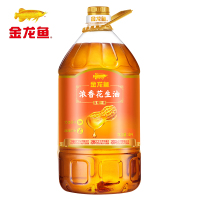 金龙鱼 食用油 物理压榨 压榨一级花生油4L