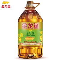 金龙鱼 食用油 低芥酸 非转基因压榨 特香菜籽油5L