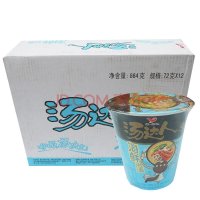 统一汤达人杯海鲜拉面80g*12杯(整箱)