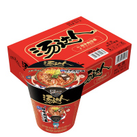 统一汤达人杯韩式辣牛肉汤面82g*12杯(整箱)