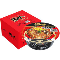 统一汤达人碗韩式辣牛肉汤面127g*12碗(整箱)