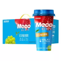 香飘飘meco蜜谷果汁茶红石榴白葡萄400ml*15杯(整箱)
