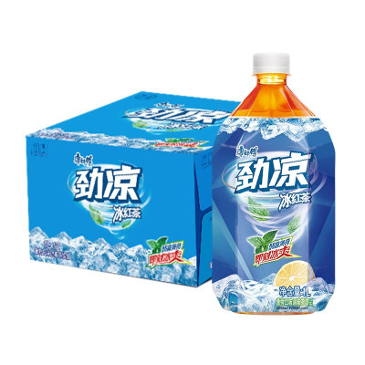 康师傅 劲凉冰红茶1L*12瓶(整箱)