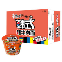 康师傅经典桶韩式辣牛肉面*12桶(整箱)