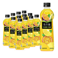 可口可乐 美汁源百香果柠檬420ml*12瓶(整箱)