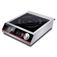 商用电磁炉 5000w平面台式商业煲汤炉大功率电磁灶电炉设备3.5kw220v台式按键凹炉