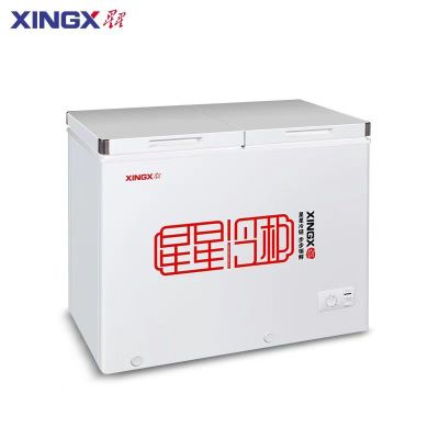 星星(XINGX) BCD-366GA商用冰柜家用双温双箱顶开门冰柜双温冷藏冷冻冷柜顶开门卧式冰箱商用大容量冷柜