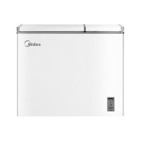 美的双温BCD-210DKEM(E)双箱家商两用冰柜大冷冻小冷藏卧式顶开门一级能效小型节能